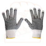 GUANTE DE HILO TEJIDO CON PUNTOS DE PVC