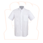 CAMISA DE GABARDINA  MANGA CORTA